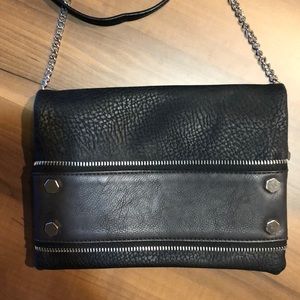 Black Punk Rocker Crossbody